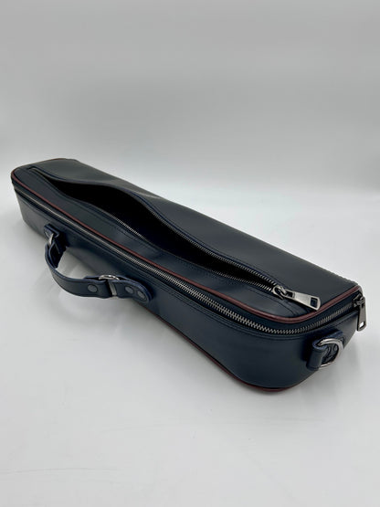 Alto Flute Bag - made of genuine leather, with shoulder strap