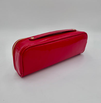 Red Glossy Patent Leather Piccolo Bag