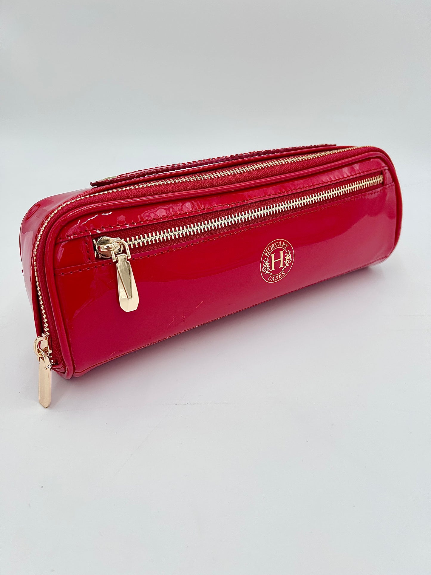 Red Glossy Patent Leather Piccolo Bag