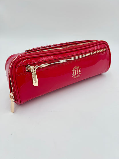 Red Glossy Patent Leather Piccolo Bag