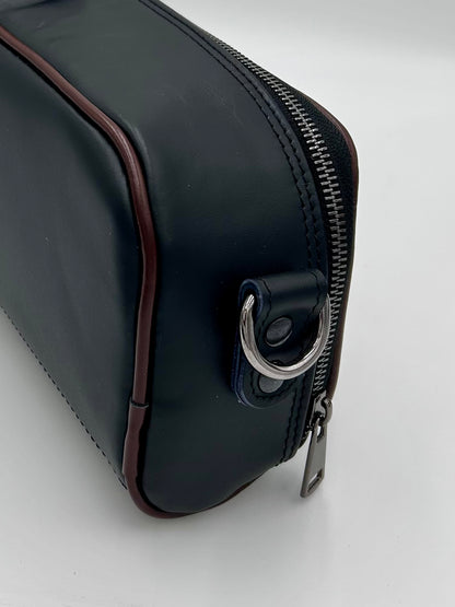 Alto Flute Bag - made of genuine leather, with shoulder strap