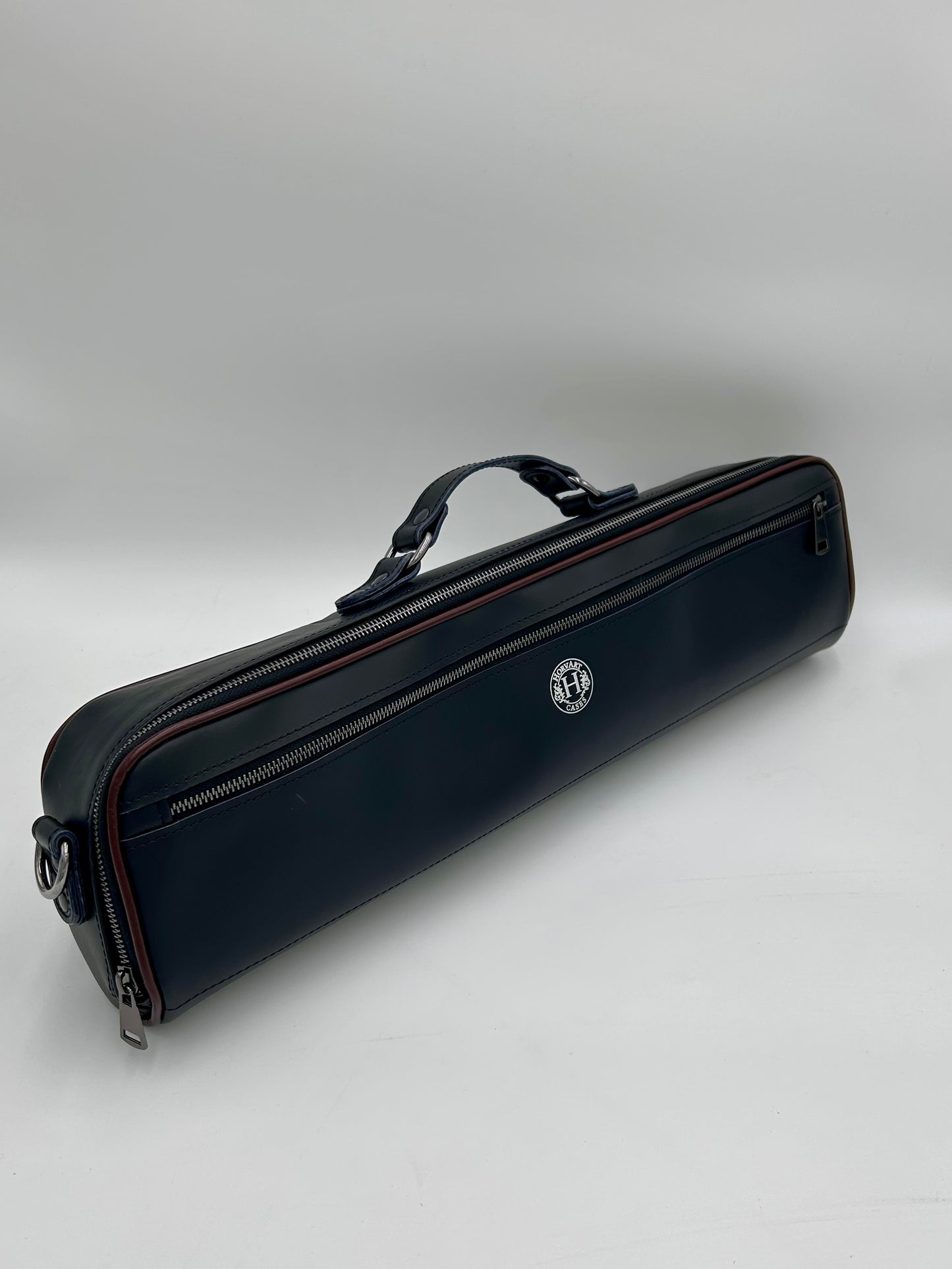 Alto Flute Bag - made of genuine leather, with shoulder strap