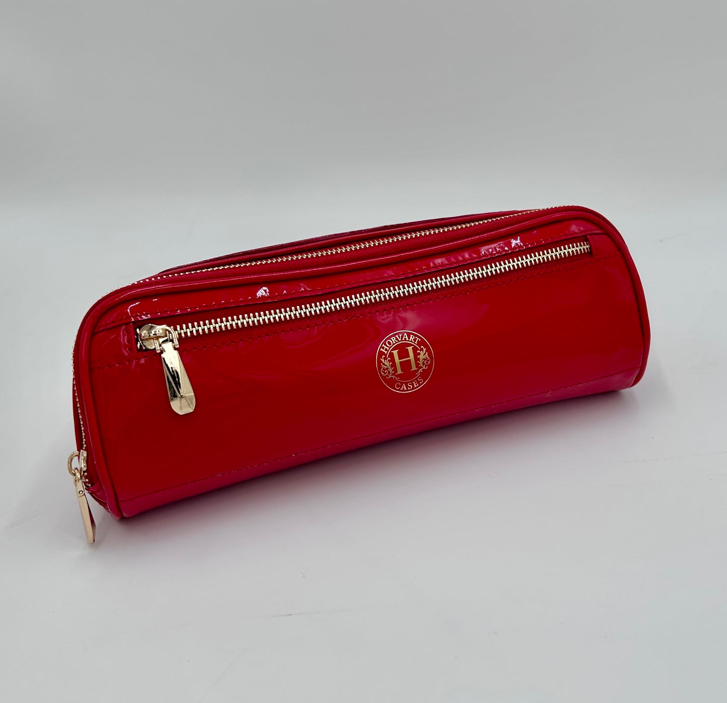 Red Glossy Patent Leather Piccolo Bag