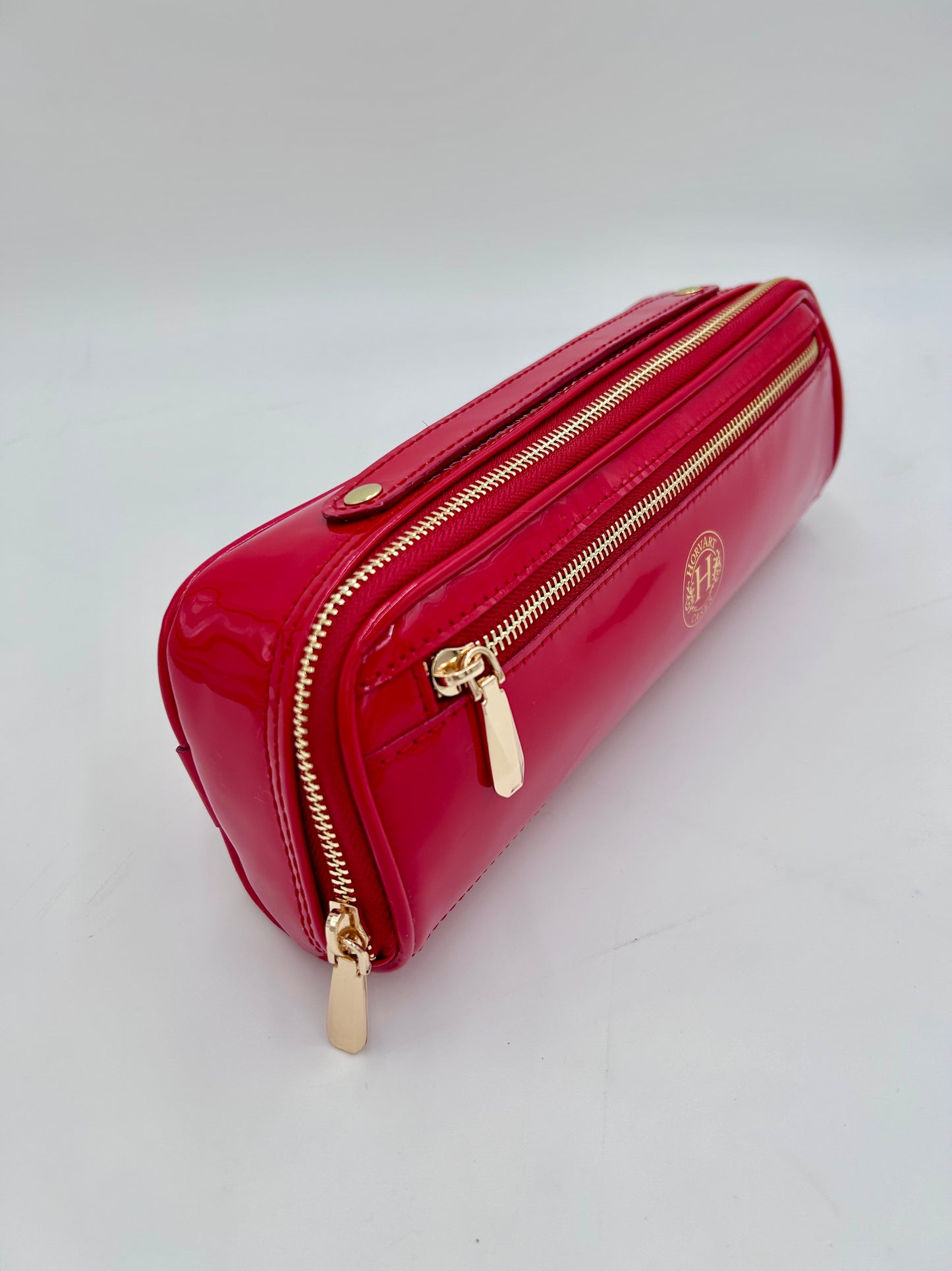 Red Glossy Patent Leather Piccolo Bag