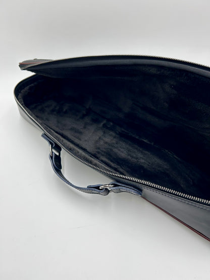 Alto Flute Bag - made of genuine leather, with shoulder strap
