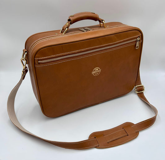 Tárogató single case - Light brown "Veg-tanned" Genuine Leather